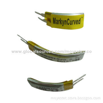 3.7V/26mAh Bend Flexible Batteries with Solitary Shaped